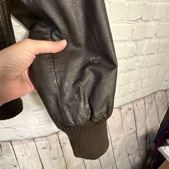 1991 American Born Army Air Force Type A-2 Leather Flight Jacket - Picture 3 of 16